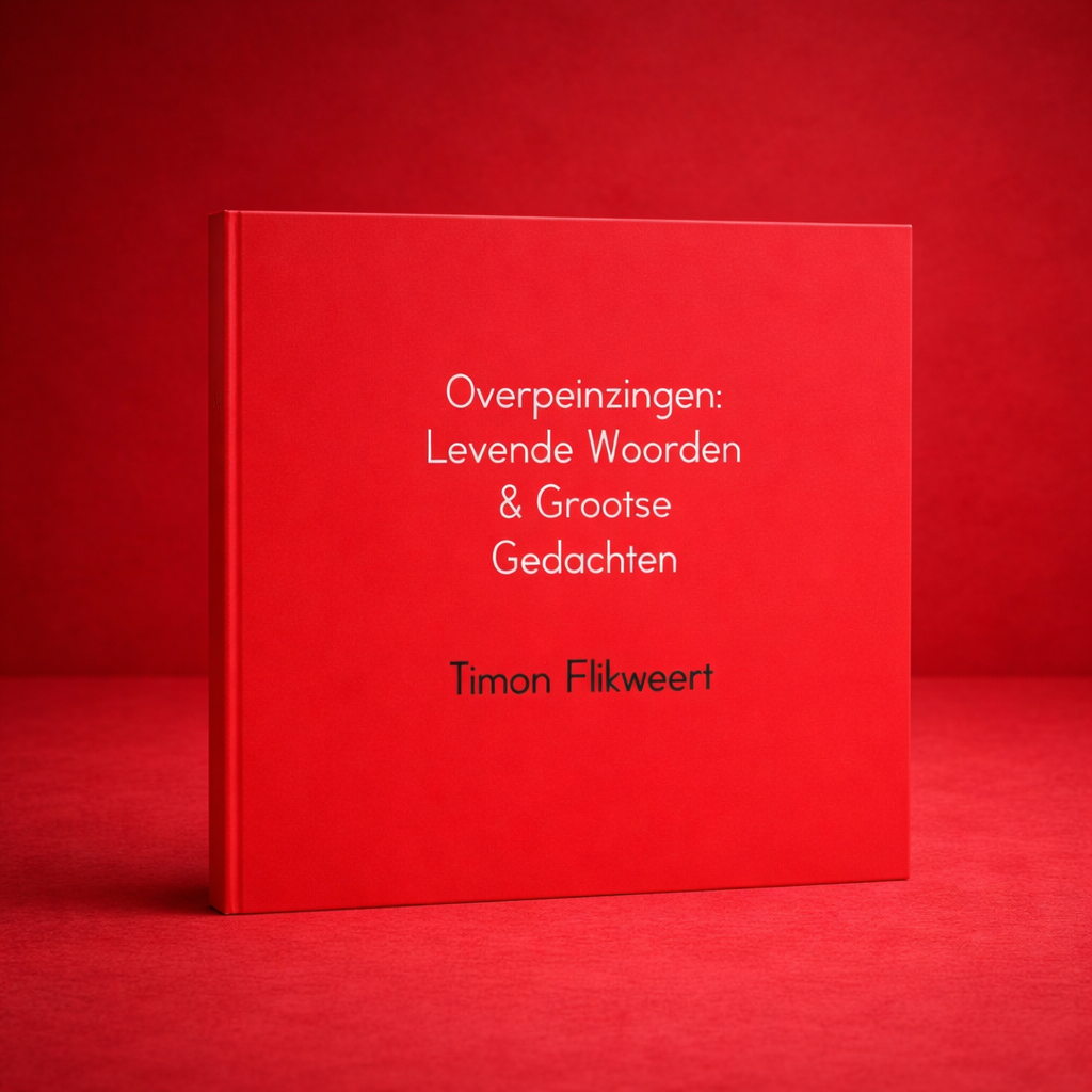 Boekomslag Overpeinzingen: Levende Woorden & Grootse Gedachten