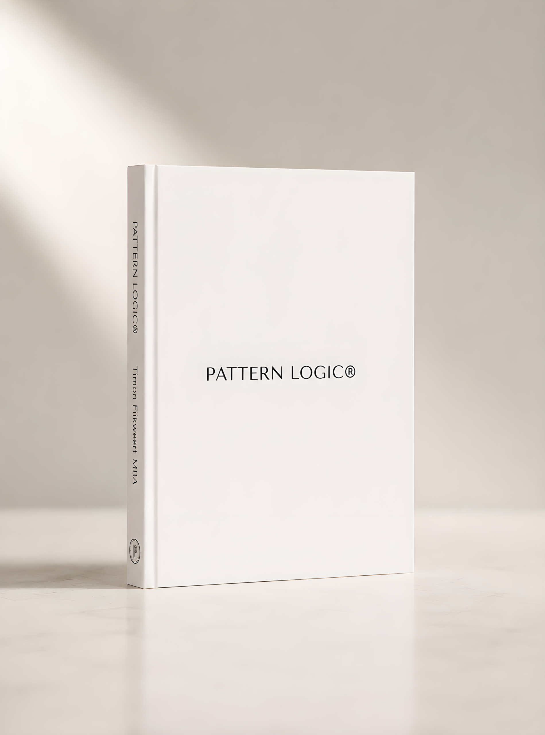 Boekomslag Pattern Logic White Edition